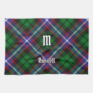 Clan Russell Tartan Tea Towel