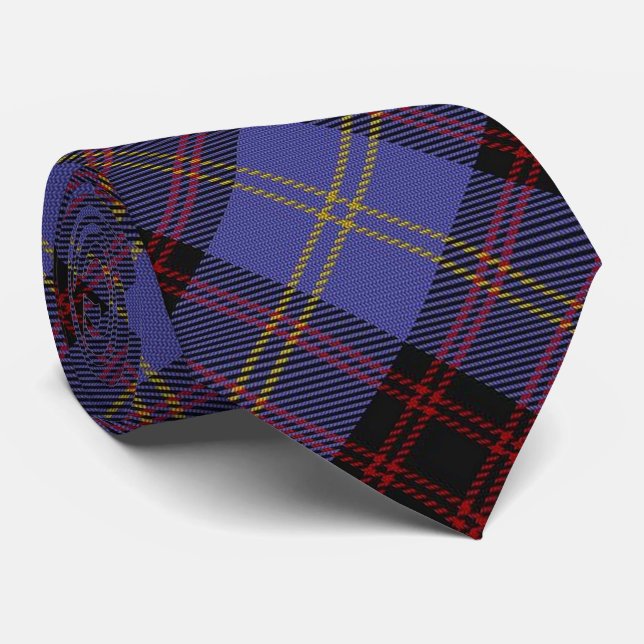 Clan Rutherford Classic Tartan Tie (Rolled)