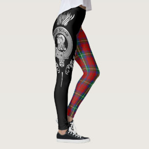 Clan Ruthven Crest & Tartan Leggings