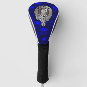 Clan Ruthven Crest & Tartan on Thistle Golf Head Cover