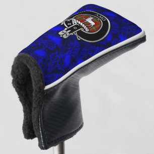 Clan Scott Crest & Tartan on Thistle Golf Head Cover