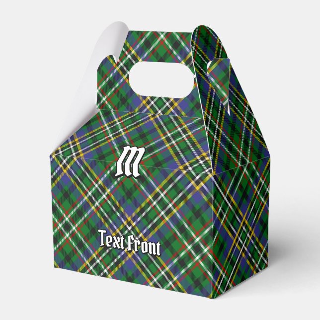 Clan Scott Green Tartan Favour Box (Front Side)
