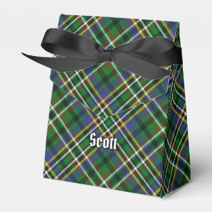 Clan Scott Green Tartan Favour Box