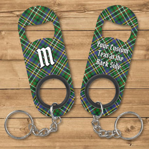 Clan Scott Green Tartan  Keychain Bottle Opener