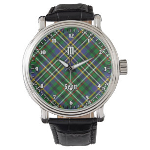 Clan Scott Green Tartan Watch