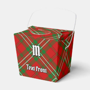 Clan Scott Red Tartan Favour Box