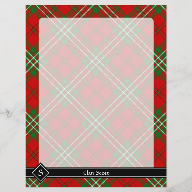 Clan Scott Red Tartan Flyer (Front)