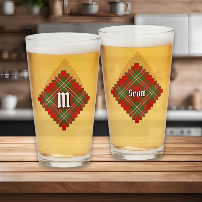 Clan Scott Red Tartan Glass (Creator Uploaded)