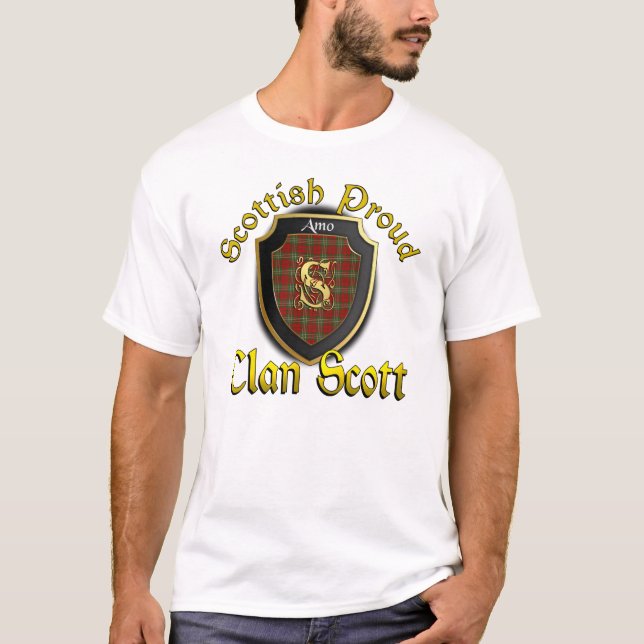 Clan Scott Scottish Proud Shirts (Front)