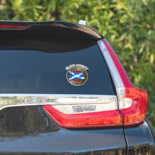 Clan Scott Tartan Knot & Flag