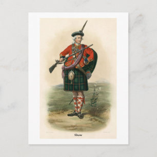 Clan Shaw Postcard