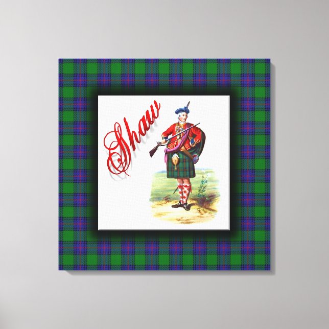 Clan Shaw Scottish Dream Canvas Print (Front)