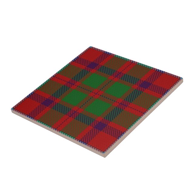 Clan Shaw Scottish Expressions Tartan Tile (Side)