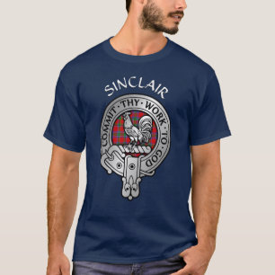 Clan Sinclair Crest & Tartan T-Shirt