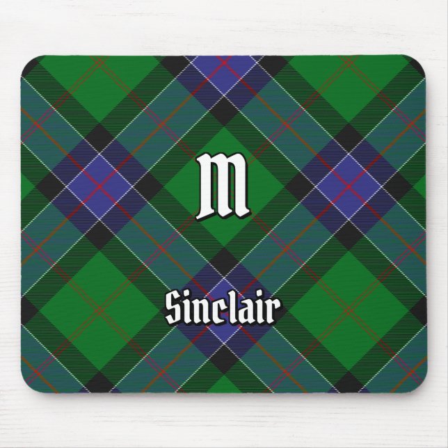 Clan Sinclair Hunting Tartan Mouse Mat (Front)