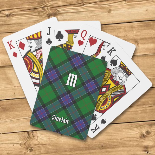 Clan Sinclair Hunting Tartan Playing Cards (Creator Uploaded)