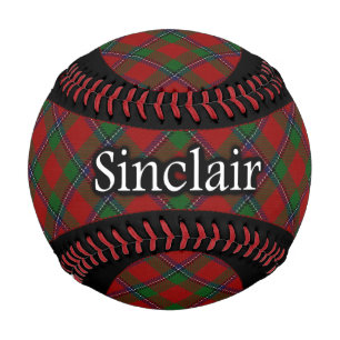 Clan Sinclair Scottish Tartan Baseball