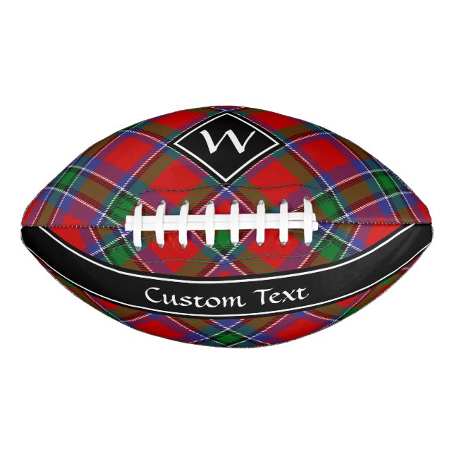 Clan Sinclair Tartan American Football (Front)