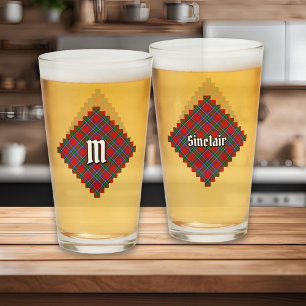 Clan Sinclair Tartan Glass