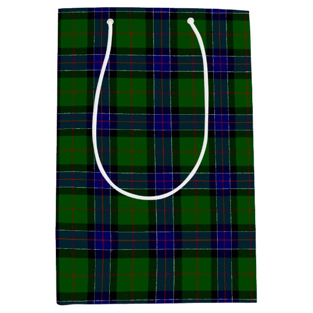 Clan Sinclair Tartan Medium Gift Bag (Front)