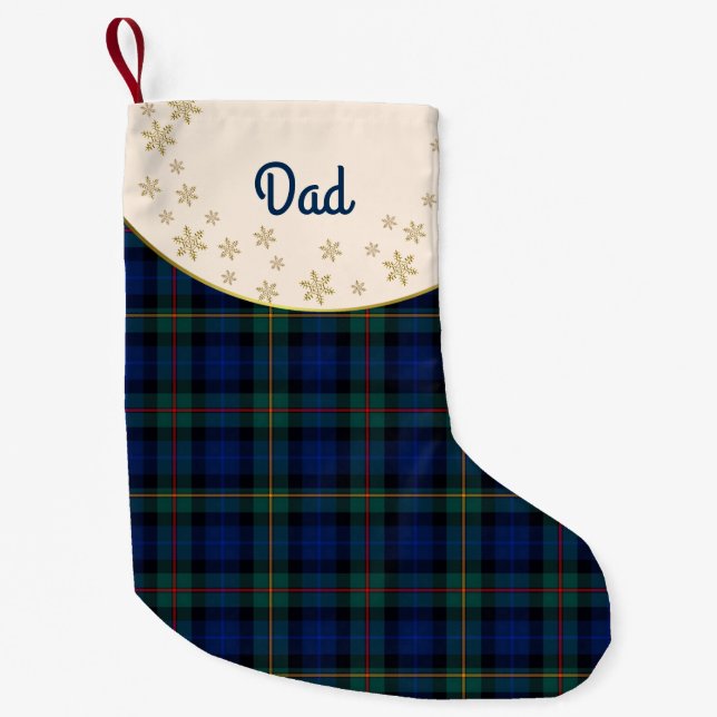 Clan Smith Tartan Plaid Christmas Stocking (Front)