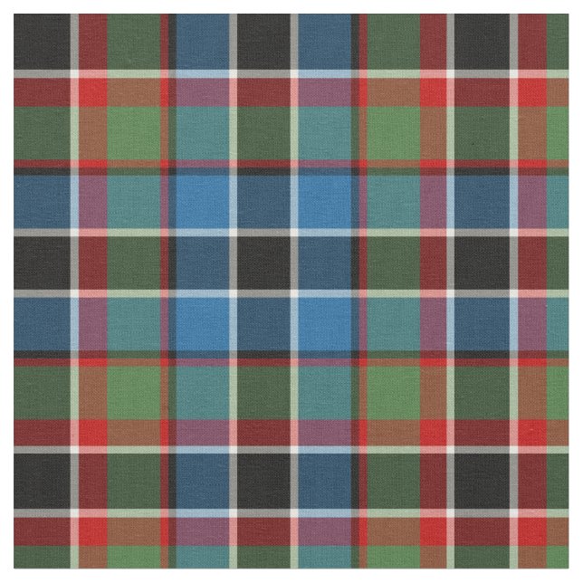 Clan Souter Tartan Fabric (Close Up)