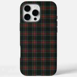 Clan Stewart Black Tartan iPhone 16 Pro Max Case