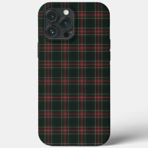 Clan Stewart Black Tartan iPhone 13 Pro Max Case