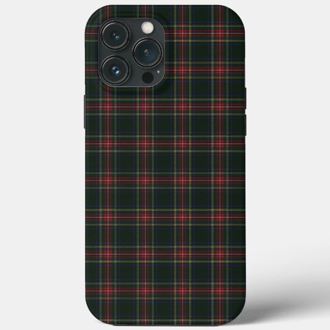 Clan Stewart Black Tartan  Case-Mate iPhone Case (Back)