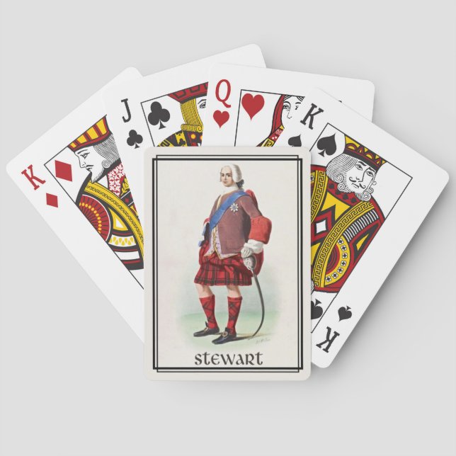 Clan Stewart Classic Scotland Deck Playing Cards (Back)