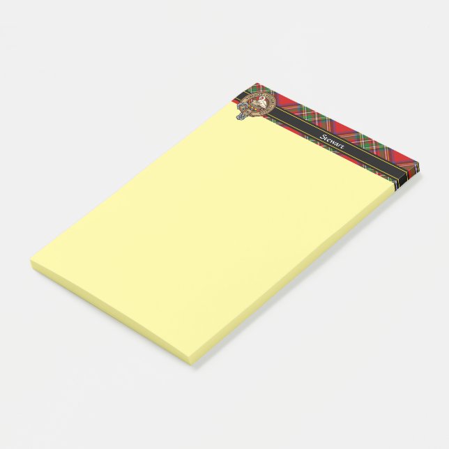 Clan Stewart Crest Post-it Notes (Angled)