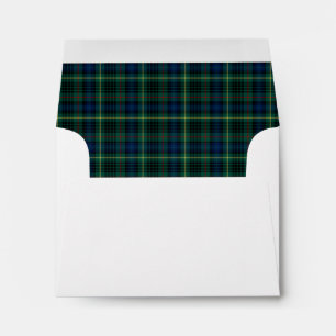 Clan Stewart Hunting Tartan Green Plaid Envelopes