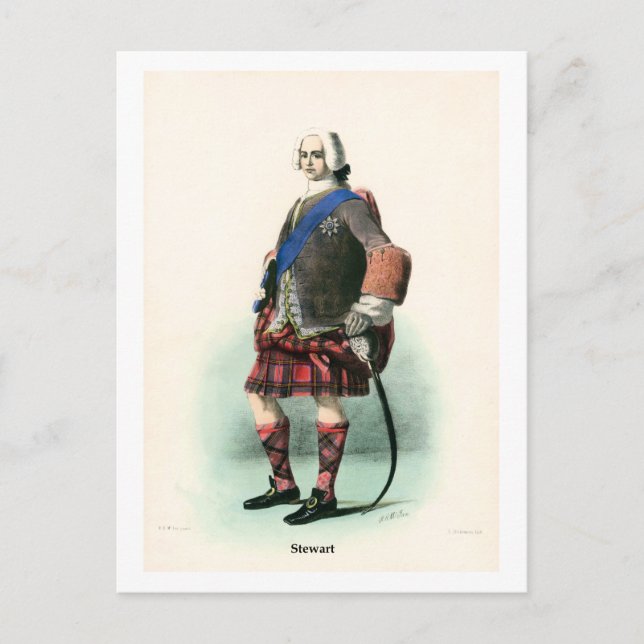 Clan Stewart Postcard (Front)