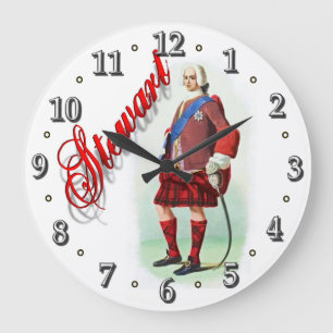 Clan Stewart Scottish Dream Clock