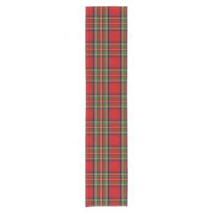 Clan Stewart Tartan Short Table Runner