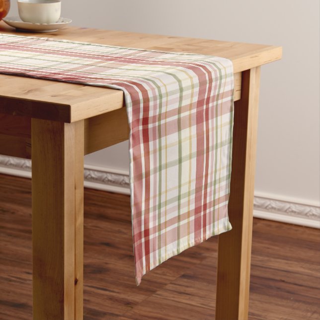 Clan Stewart Tartan Short Table Runner (In Situ)