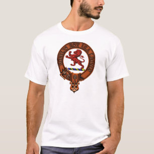 Clan Stuart of Bute Family Crest and Targe T-Shirt