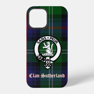 Clan Sutherland Crest & Tartan iPhone 12 Case