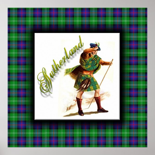 Clan Sutherland Scottish Dream Poster (Front)
