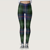 Clan Sutherland Scottish Tartan Plaid Leggings (Front)
