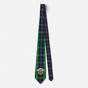 Clan Sutherland Tartan And Sporran Tie