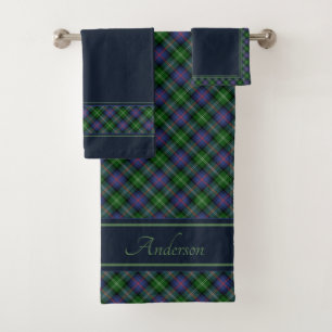 Clan Sutherland Tartan Bath Towel Set