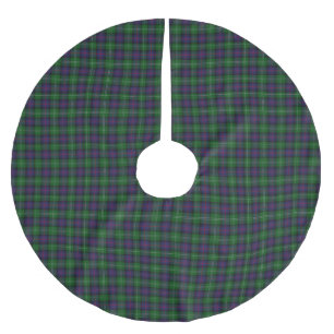 Clan Sutherland Tartan Brushed Polyester Tree Skirt
