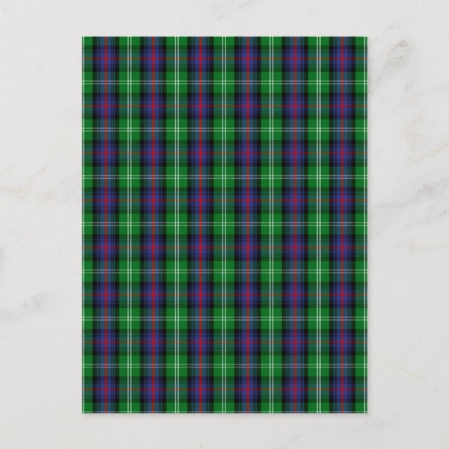 Clan Sutherland Tartan Postcard (Front)