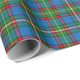 Clan TAIT Tartan – The Tait & Tate Family Plaid Wrapping Paper