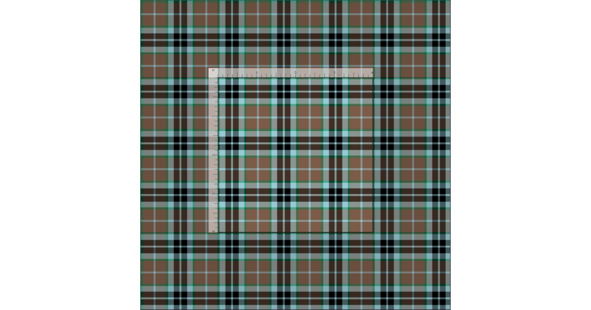 Clan Thompson Hunting Tartan Fabric | Zazzle