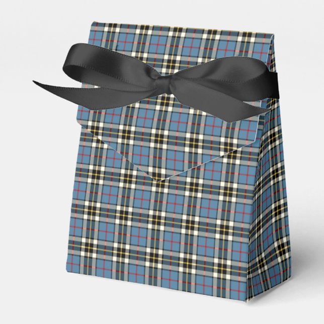 Clan Thompson Light Blue Formal Dress Tartan Favour Box (Front Side)