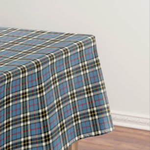Clan Thompson Light Blue Formal Dress Tartan Tablecloth