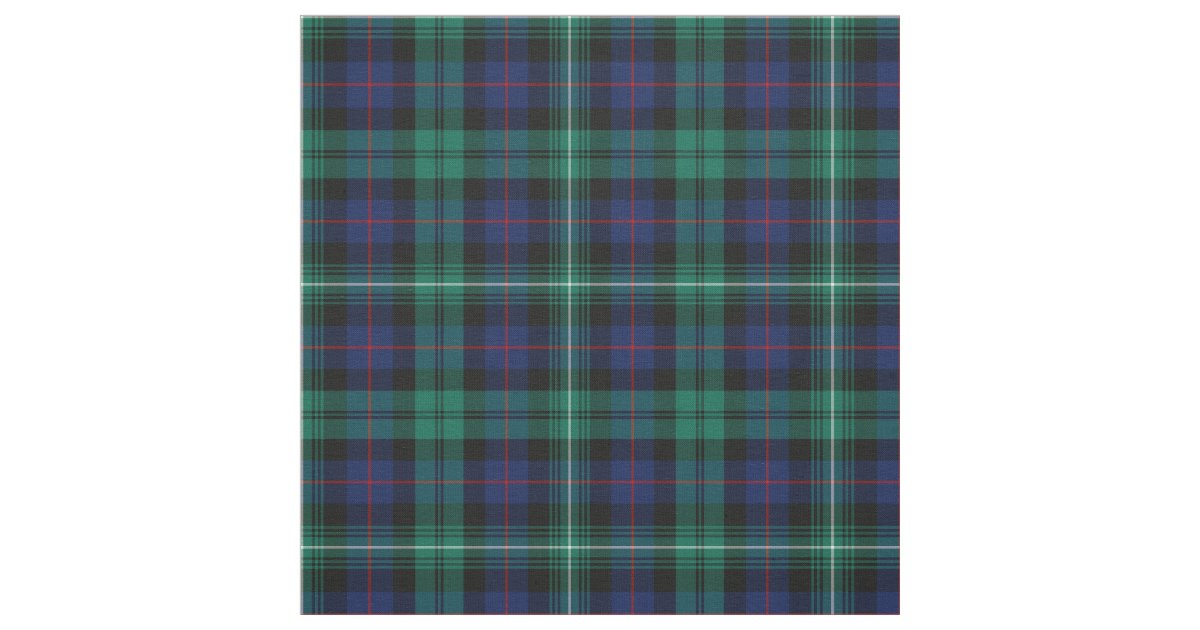 Clan Urquhart Tartan Fabric | Zazzle