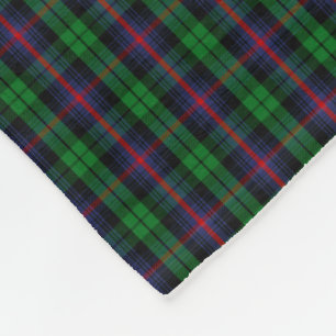Clan Urquhart Tartan Fleece Blanket